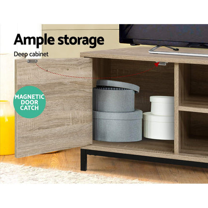 Artiss TV Cabinet Entertainment Unit 132cm Pine Tania.