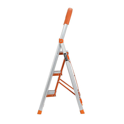 Giantz 3 Step Ladder Multi-Purpose Folding Aluminium Light Weight Non Slip Platform.