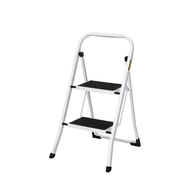 Giantz 2 Step Ladder Multi-Purpose Folding Steel Light Weight Platform.
