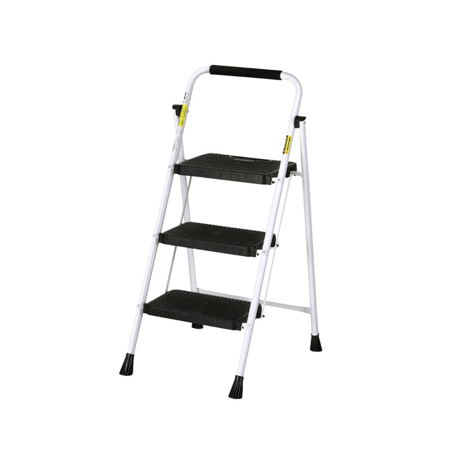 Giantz 3 Step Ladder Multi-Purpose Folding Steel Light Weight Platform.