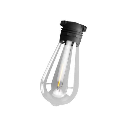 23m Solar Festoon Lights Outdoor LED String Light Christmas Party Decorations.