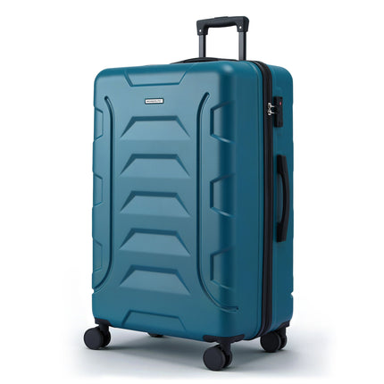 Wanderlite 28" Luggage Suitcase Trolley Travel TSA Lightweight Hard Case Teal.