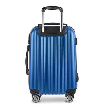 Wanderlite 28 Inch Luggage with TSA Lock Spinner Carry On Hard Shell Travel Suitcase Luggage Case Blue.