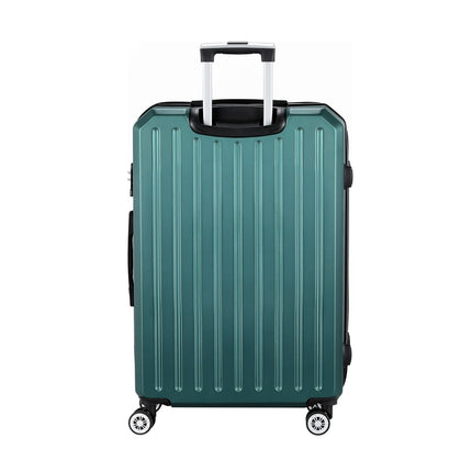 Wanderlite 28-inch Luggage Set with TSA Lock�ABS Hard Shell Travel Suitcase Organiser Luggage Case Atrovirens.