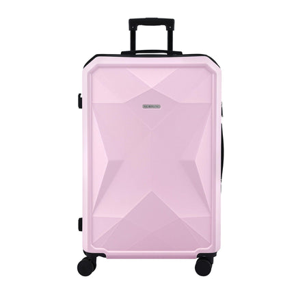 Wanderlite 28" Luggage Suitcase Trolley Travel Lightweight TSA Hardshell Pink.