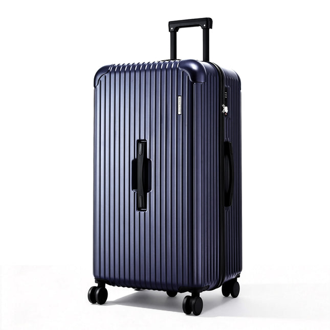 Wanderlite 32" Trunk Luggage Suitcase Travel TSA Type-C 5 Wheels Deep Indigo.