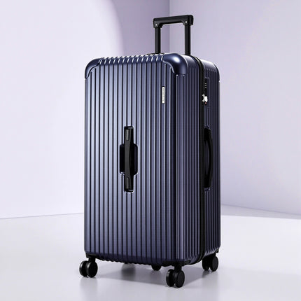 Wanderlite 32" Trunk Luggage Suitcase Travel TSA Type-C 5 Wheels Deep Indigo.