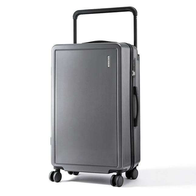 Wanderlite 28" Wide Handle Luggage Suitcase Travel TSA Lock Anthracite Grey.
