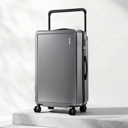 Wanderlite 28" Wide Handle Luggage Suitcase Travel TSA Lock Anthracite Grey.
