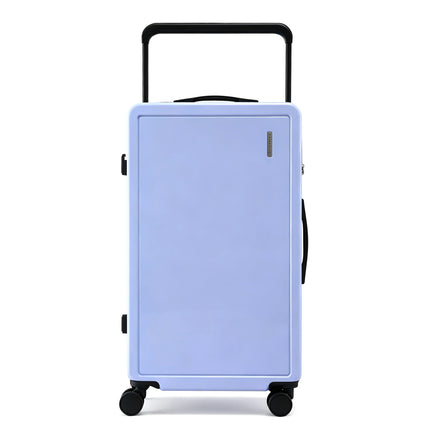 Wanderlite 28" Wide Handle Luggage Suitcase Travel TSA Lock Light Blue.