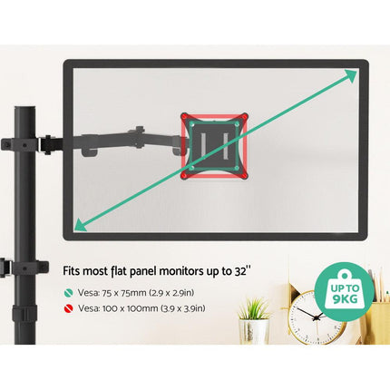 Artiss Monitor Arm Desk Mount Laptop Tray.