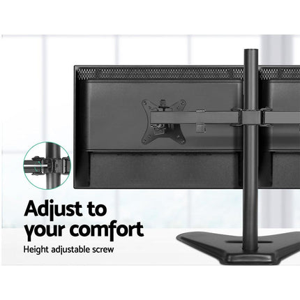 Artiss Monitor Arm Stand Dual Black.