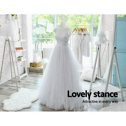 Female Mannequin 170cm Model Dressmaker Clothes Display Torso Tailor Wedding White.