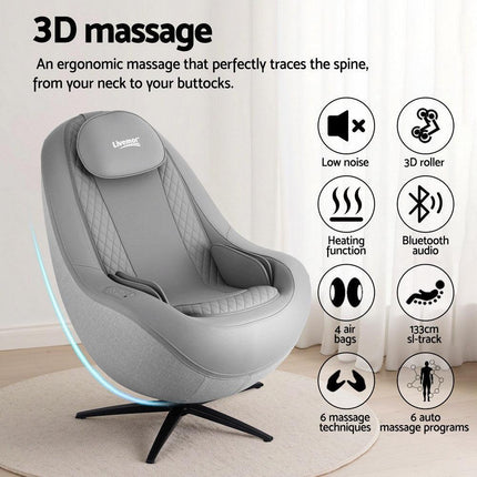 Livemor Massage Chair Electric Recliner Home Massager 3D ROLI.