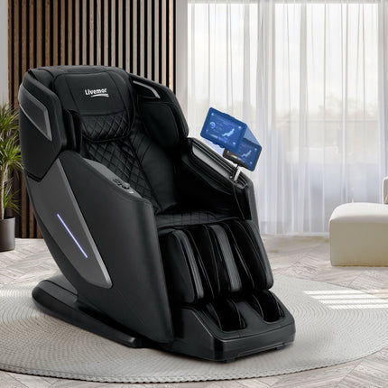 Livemor 4D Massage Chair Recliner SL Track Full Body Zero Gravity Massager Heated AI Body Scan REILY.