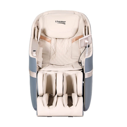 Livemor 4D Massage Chair Recliner SL Track Full Body Zero Gravity Massager Heated AI Body Scan SINA.