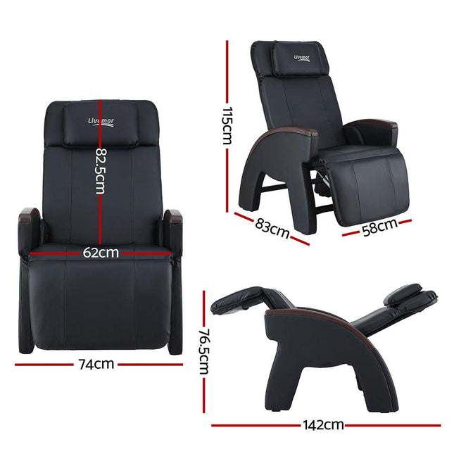 Livemor Massage Chair Electric Recliner Home Massager ARIA.