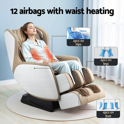 Livemor Massage Chair Electric Recliner Home Massager 3D OLIN.