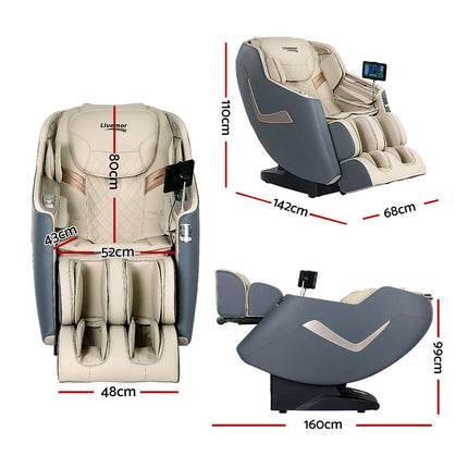Livemor Massage Chair Electric Recliner Home Massager 3D Opal.