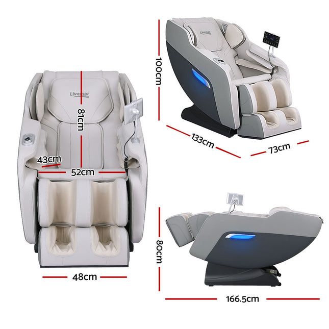 Livemor Massage Chair Electric Recliner Home Massager Brisa.