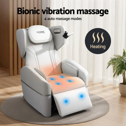Livemor Massage Chair Electric Vibration Recliner Chair ZENO.