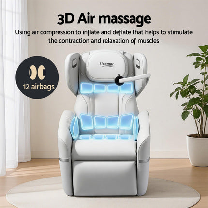 Livemor Massage Chair Electric Vibration Recliner Chair ZENO.