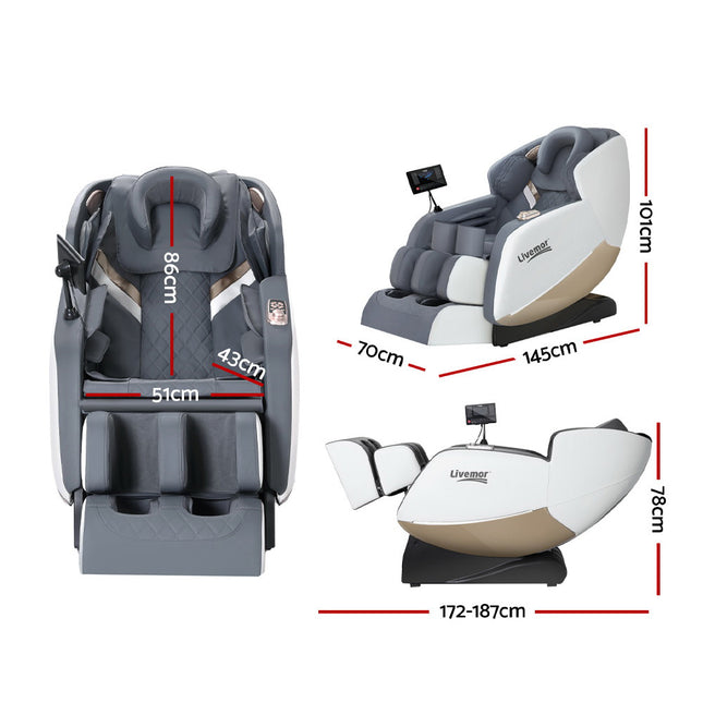 Livemor Massage Chair Electric Recliner Home Massager Beryl.