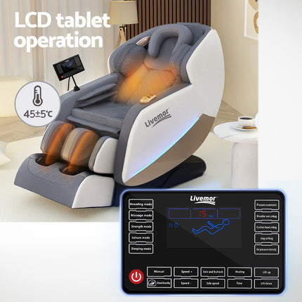 Livemor Massage Chair Electric Recliner Home Massager Beryl.