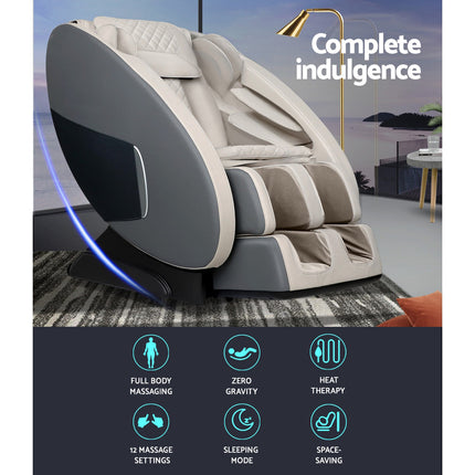 Livemor Massage Chair Electric Recliner Massager Black Ellmue.
