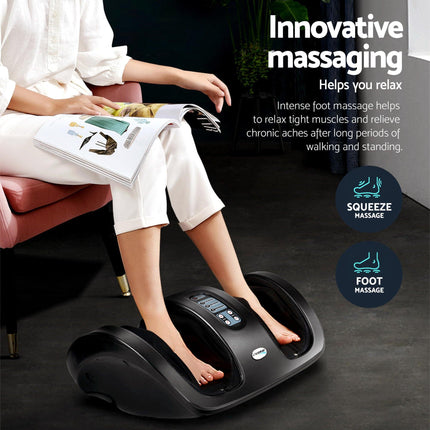 Livemor Full Back Massage Seat Cushion Heating With Kneading Foot Massagers.