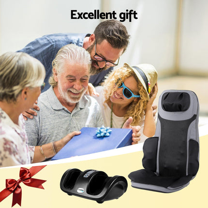 Livemor Full Back Massage Seat Cushion Heating With Kneading Foot Massagers.