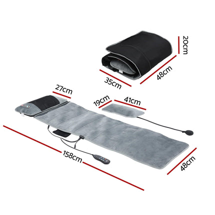 Livemor Massage Mat 10-nodes Vibration Heating Massage Cushion.