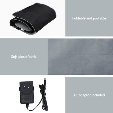 Livemor Massage Mat 10-nodes Vibration Heating Massage Cushion.