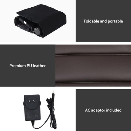 Livemor Massage Mat Kneading Neck Foot Massager Heated Vibration Airbag Mattress.