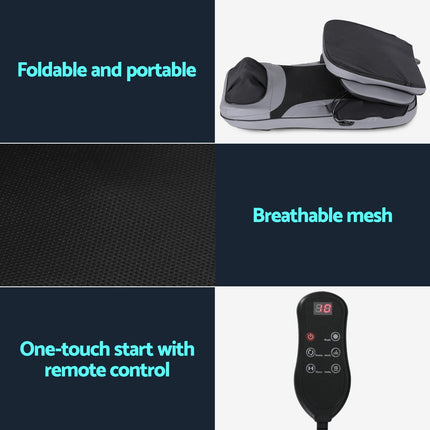 Livemor 8-nodes Full Back Massage Cushion Heating Massage Seats.