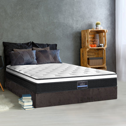 Giselle Bedding 21cm Mattress Euro Top King Single.