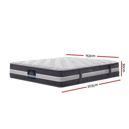 Giselle Bedding Queen Mattress Pocket Spring Queen 30cm.