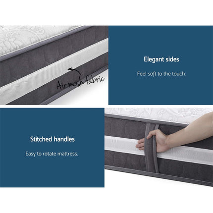 Giselle Bedding Queen Mattress Pocket Spring Queen 30cm.