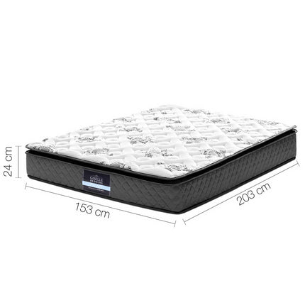 Giselle Bedding 24cm Mattress Pillow Top Queen.