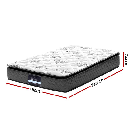 Giselle Bedding 24cm Mattress Pillow Top Single.