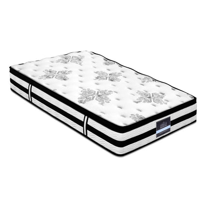 Giselle Bedding 34cm Mattress Euro Top Pocket Spring Single.