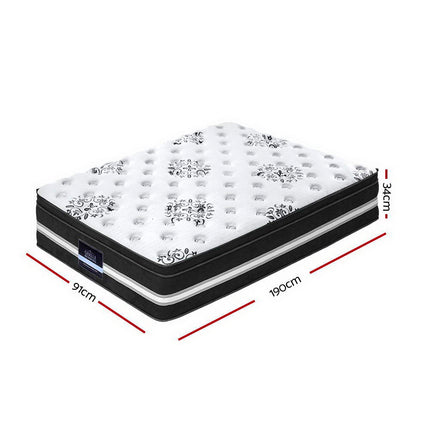 Giselle Bedding 34cm Mattress Cool Gel Memory Foam Single.