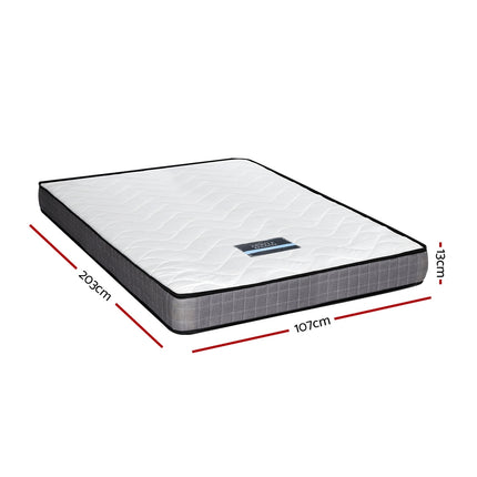 Giselle Bedding 13cm Mattress Tight Top King Single.
