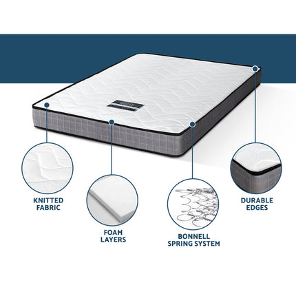 Giselle Bedding 13cm Mattress Tight Top King Single.