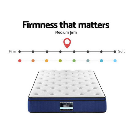 Giselle Bedding 34cm Mattress Cool Gel Memory Foam 7 Zone Double.