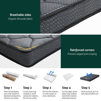 16cm Mattress Giselle Bonnell Spring Single.