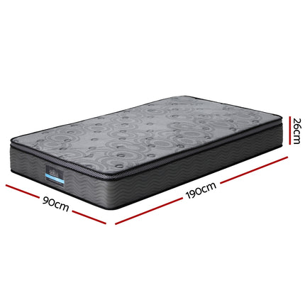 26cm Mattress Bed Giselle Single.