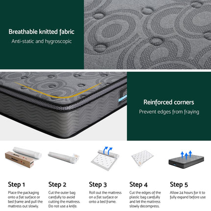 26cm Mattress Bed Giselle Single.