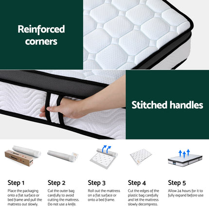 Giselle Mattress Cool Gel Foam 25cm King Single.