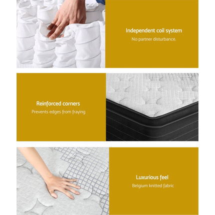 Giselle Bedding 32cm Mattress Extra Firm Queen.